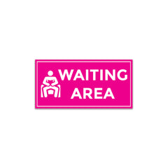 Waiting Room Sign Board – Clear Text Display