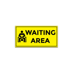 Waiting Room Sign Board – Clear Text Display