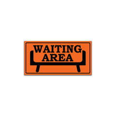 Office Waiting Room Door Sign – Simple Look