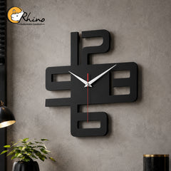 Modern Geometric Acrylic Wall Clock for Contemporary Home Decor