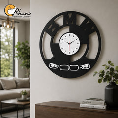 BMW Inspired Acrylic Wall Clock for Modern Home Decor