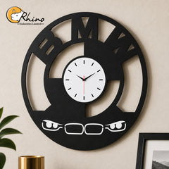 BMW Inspired Acrylic Wall Clock for Modern Home Decor