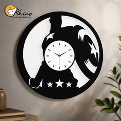 Superhero Inspired Acrylic Wall Clock for Modern Home Decor