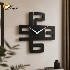 Modern Geometric Acrylic Wall Clock for Contemporary Home Decor