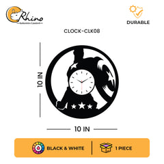 Superhero Inspired Acrylic Wall Clock for Modern Home Decor