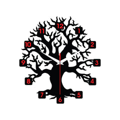Tree of Life Acrylic Wall Clock for Modern Home Decor