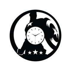 Superhero Inspired Acrylic Wall Clock for Modern Home Decor