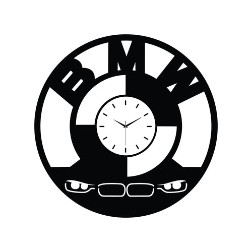 BMW Inspired Acrylic Wall Clock for Modern Home Decor