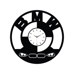 BMW Inspired Acrylic Wall Clock for Modern Home Decor