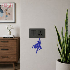 Superman Switch Board Sticker for Home Wall Decor Vinyl Decal