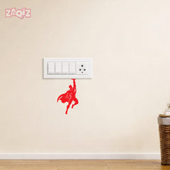 Superman Switch Board Sticker for Home Wall Decor Vinyl Decal
