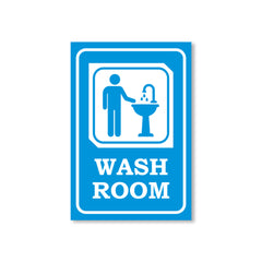 Easy-to-Read Door & Wall Label for Toilets