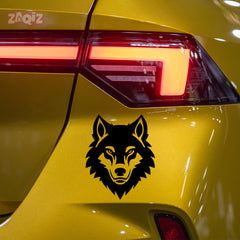 Wild Spirit Wolf Sticker for Adventure Seekers