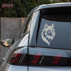 Durable Wolf Decal for Outdoor Enthusiasts