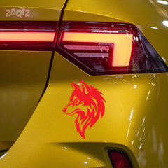 Wolf Head Emblem for Bold Drivers