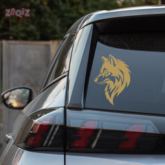 Wolf Head Emblem for Bold Drivers