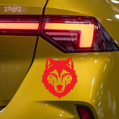 Wild Wolf Car Decal for Free Spirits