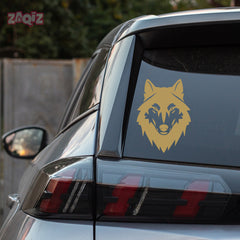 High-Quality Wolf Badge for Cars