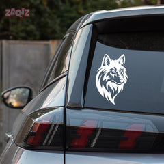 Durable Wolf Decal for Outdoor Enthusiasts