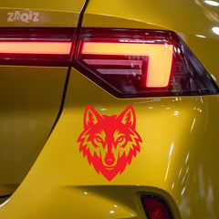 Lone Wolf Car Window Sticker
