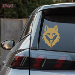 Fierce Wolf Design Sticker for Vehicles