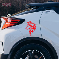 Stylish Wolf Badge for SUVs