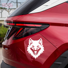 Wild Spirit Wolf Sticker for Adventure Seekers