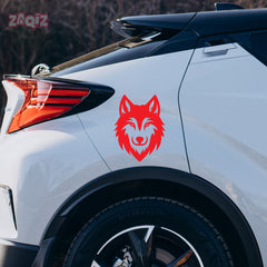Alpha Wolf Decal for Road Safety