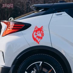 Durable Wolf Decal for Outdoor Enthusiasts