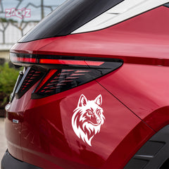 Durable Wolf Decal for Outdoor Enthusiasts