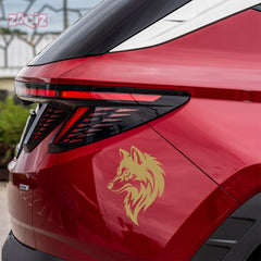 Wolf Head Emblem for Bold Drivers