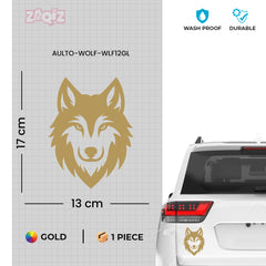 Alpha Wolf Decal for Road Safety