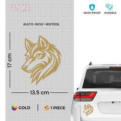 Howling Wolf Decal for Adventure Lovers