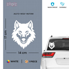 Wild Spirit Wolf Sticker for Adventure Seekers