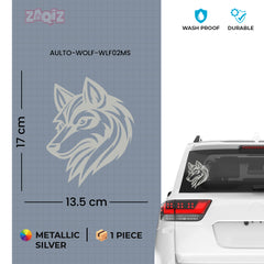 Howling Wolf Decal for Adventure Lovers