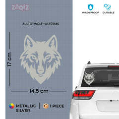 Lone Wolf Car Window Sticker