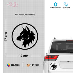 Mystical Wolf Design for Car Windows
