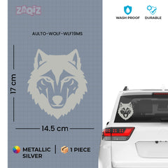 Wild Wolf Car Decal for Free Spirits