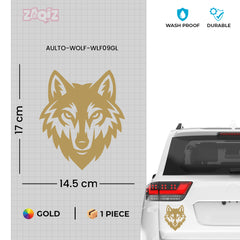 Lone Wolf Car Window Sticker