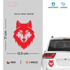 High-Quality Wolf Badge for Cars