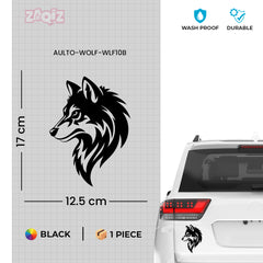 Wolf Head Emblem for Bold Drivers