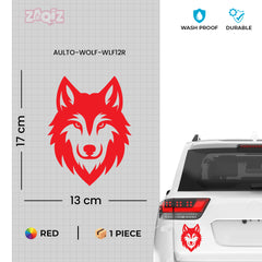 Alpha Wolf Decal for Road Safety