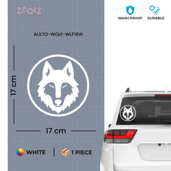 Stylish Howling Wolf Decal for Trucks