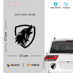 Fearless Wolf Badge for Vehicle Owners