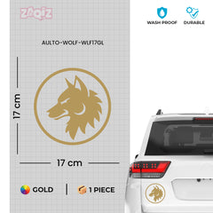 Mystical Wolf Design for Car Windows
