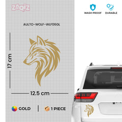 Stylish Wolf Badge for SUVs
