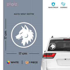 Mystical Wolf Design for Car Windows