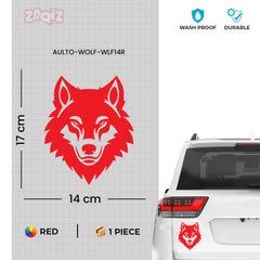 Wild Spirit Wolf Sticker for Adventure Seekers