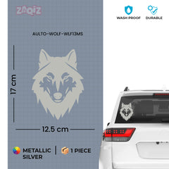 High-Quality Wolf Badge for Cars