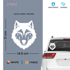 Wild Wolf Car Decal for Free Spirits